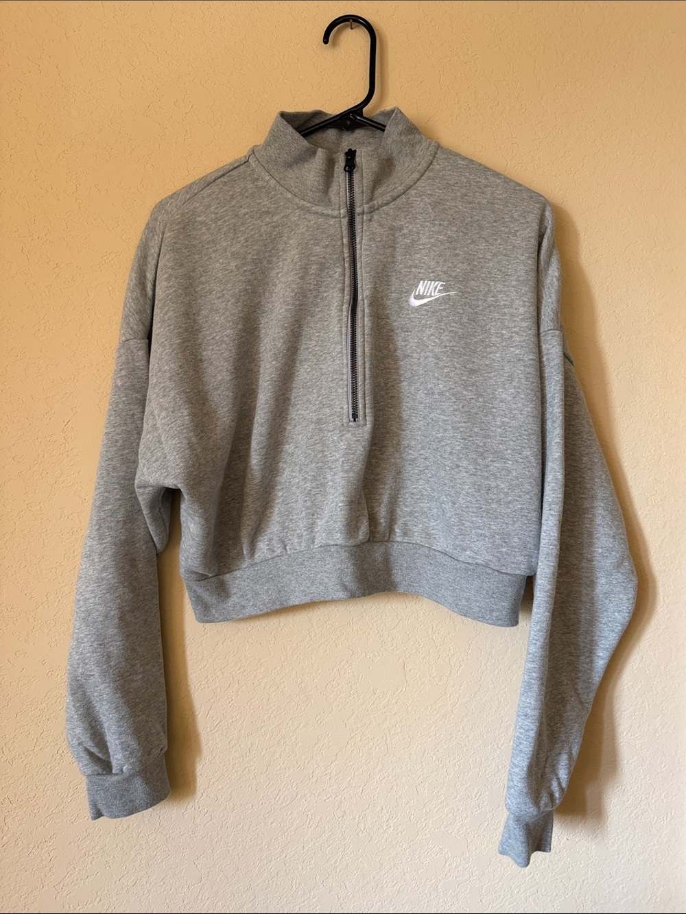 Nike cropped quarter zip